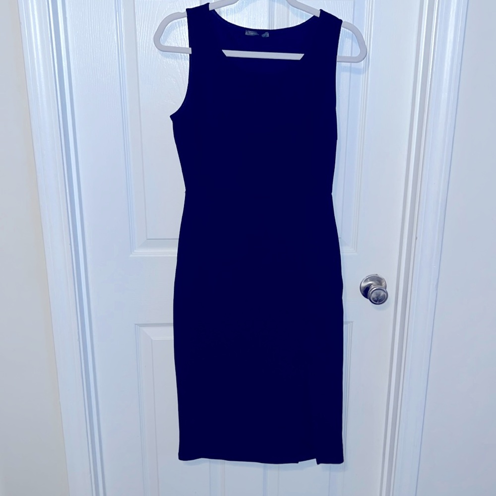 Dark Navy Blue Dress NWOT